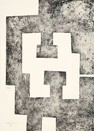 Etching And Aquatint Chillida - La Nuit (le Plus Beau Cadeau)