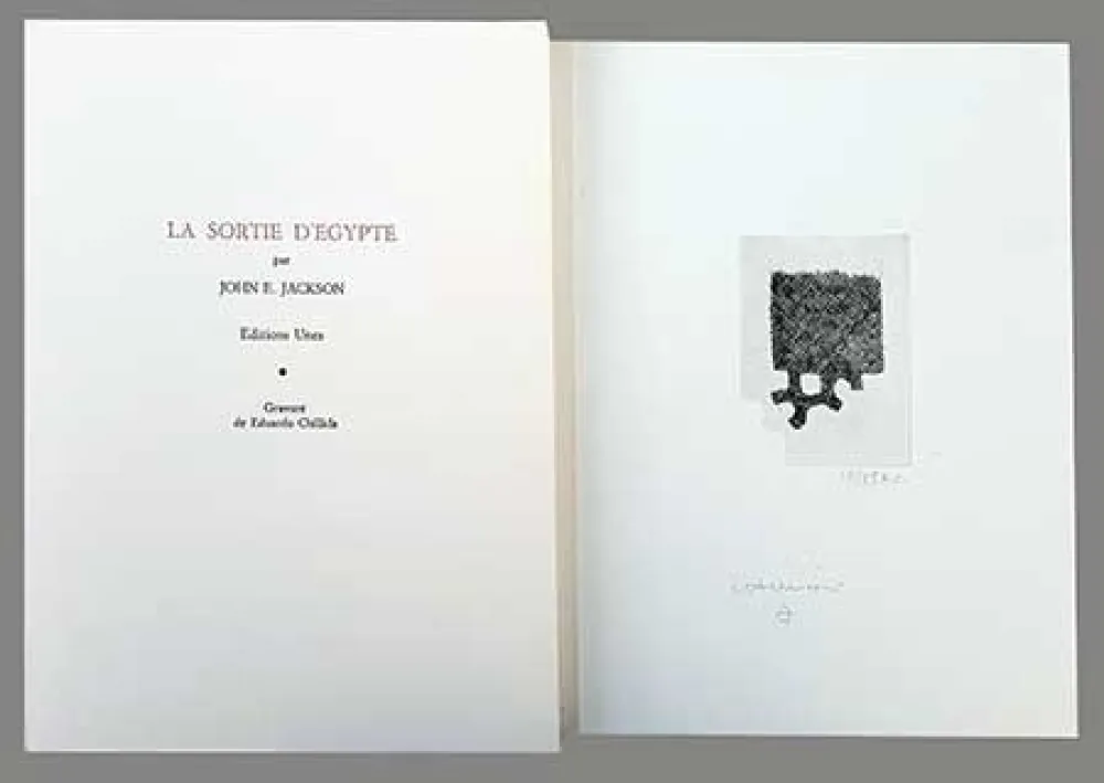 Illustrated Book Chillida - La sortie d'Egypte