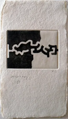 Etching Chillida - Lasaitasun