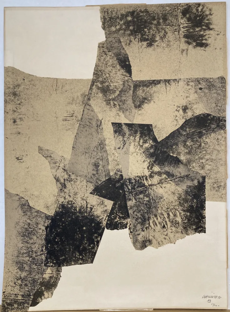 Lithograph Chillida - Lithographie signée et numérotée. 