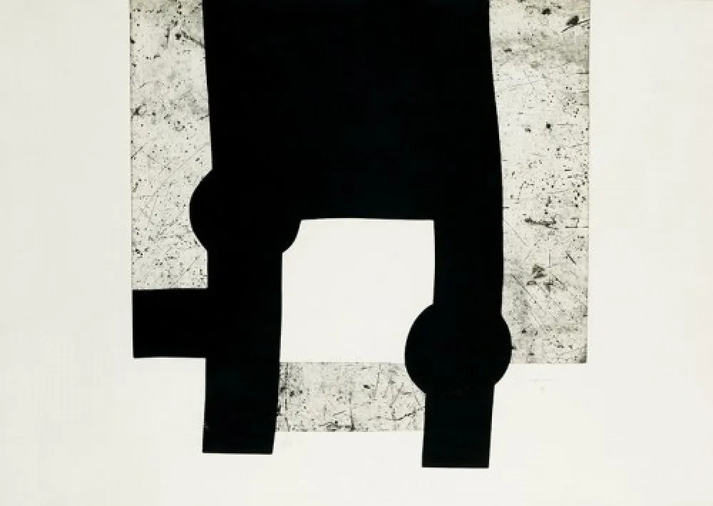 Etching Chillida - Medecins Du Monde
