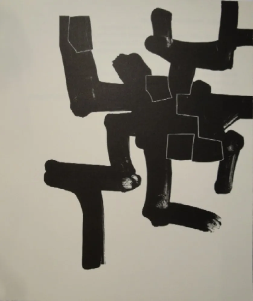 Lithograph Chillida - Meditation in Kastilien. 