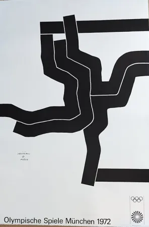 Lithograph Chillida - Olympische Spiele München 1972