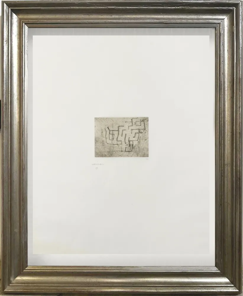 Drypoint Chillida - Opus P.II