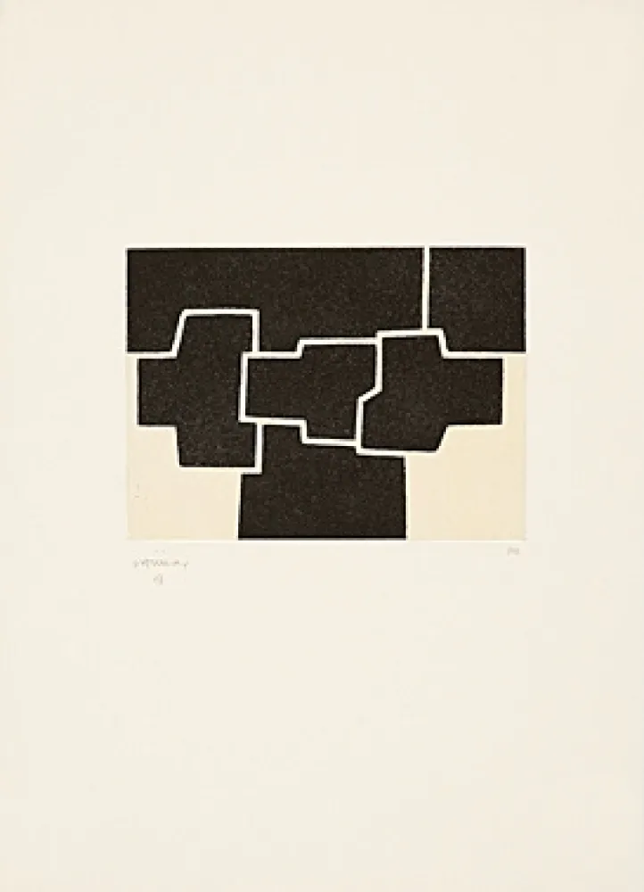 Etching And Aquatint Chillida - Pittsburgh II