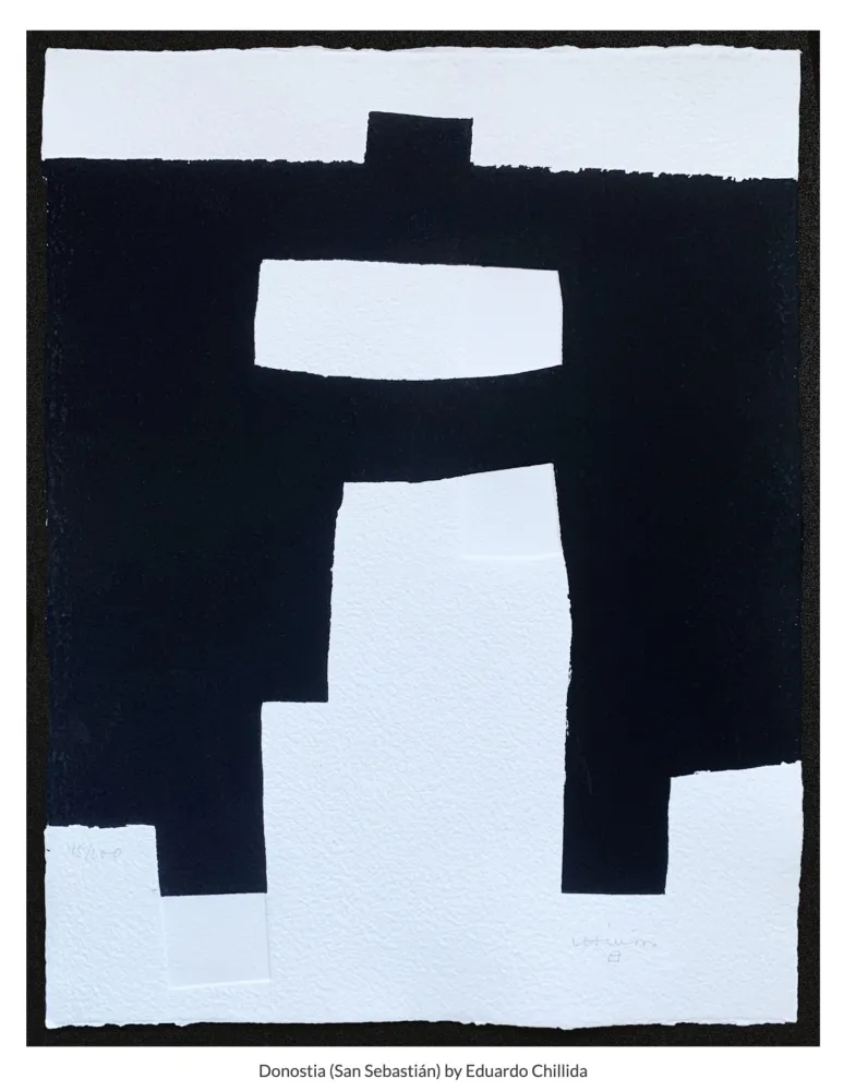 Screenprint Chillida - Sin titulo