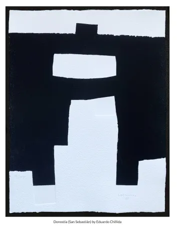 Screenprint Chillida - Sin titulo
