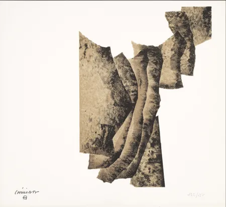 Lithograph Chillida - Sin titulo