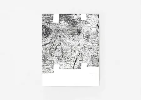 Etching Chillida - Une hélène de vent ou de fumée 