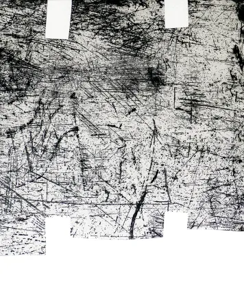 Etching Chillida - Une helene de vent ou fumee I