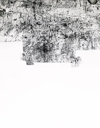 Etching And Aquatint Chillida - Une helene de vent ou fumee III