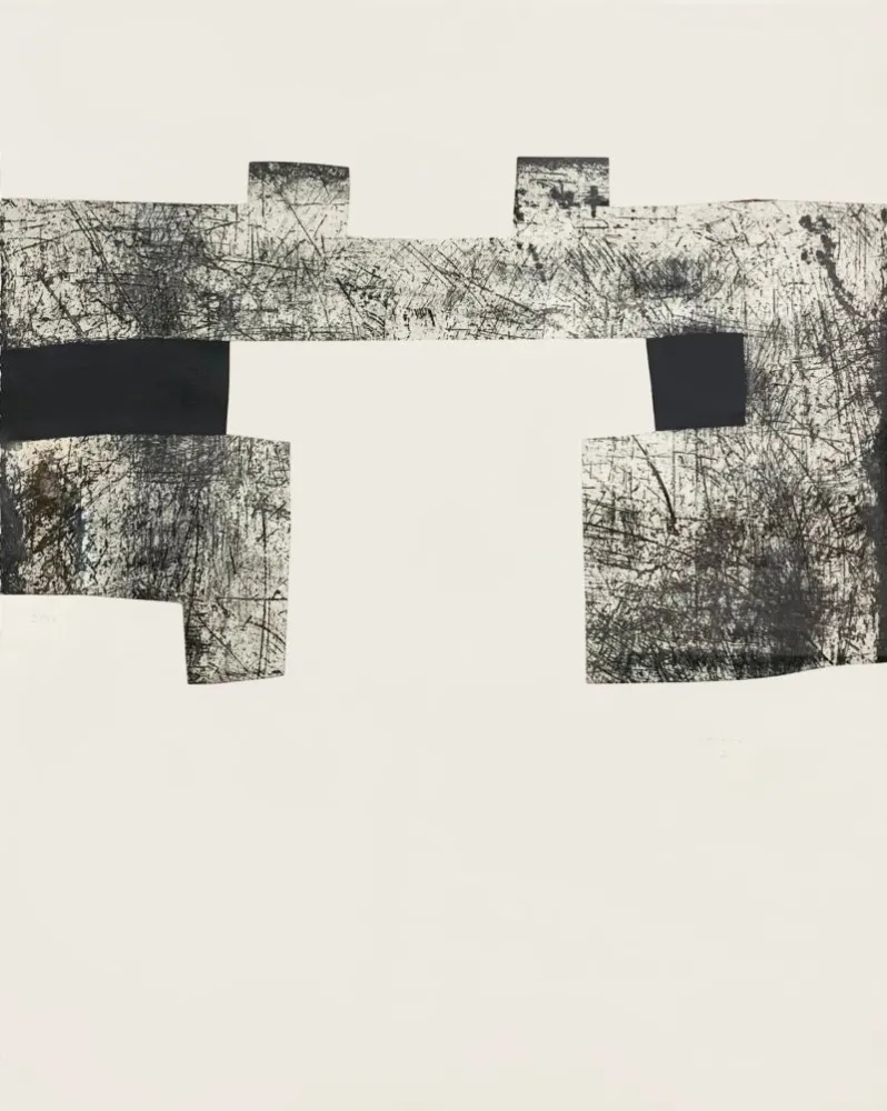Etching And Aquatint Chillida - Untitled