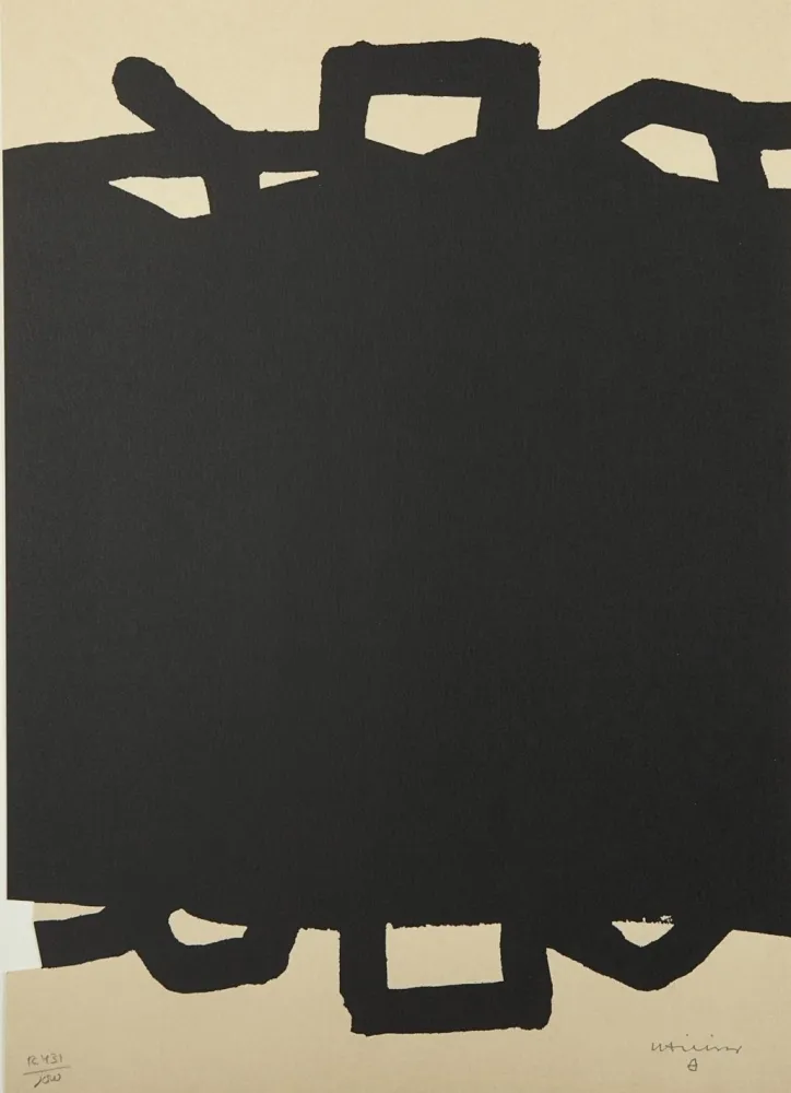 Lithograph Chillida - Untitled, ca.