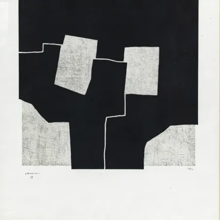 Etching And Aquatint Chillida - Urrutiko