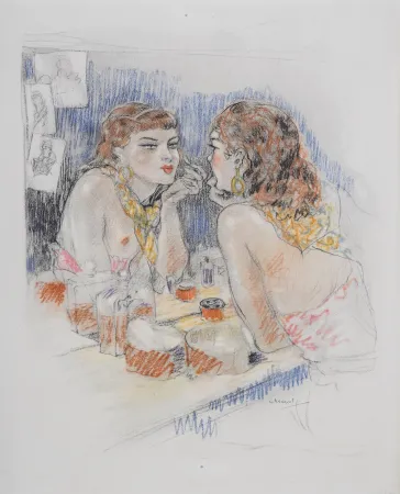 Lithograph Chimot - Colette, l'Envers du Music-Hall,