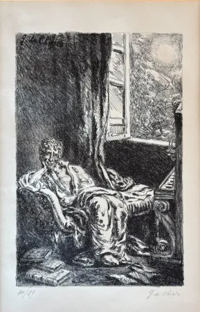 Lithograph Chirico (De) - Giorgio De Chirico  (1888-1978) - Bruno Barilli - Lithograph on paper - 1948