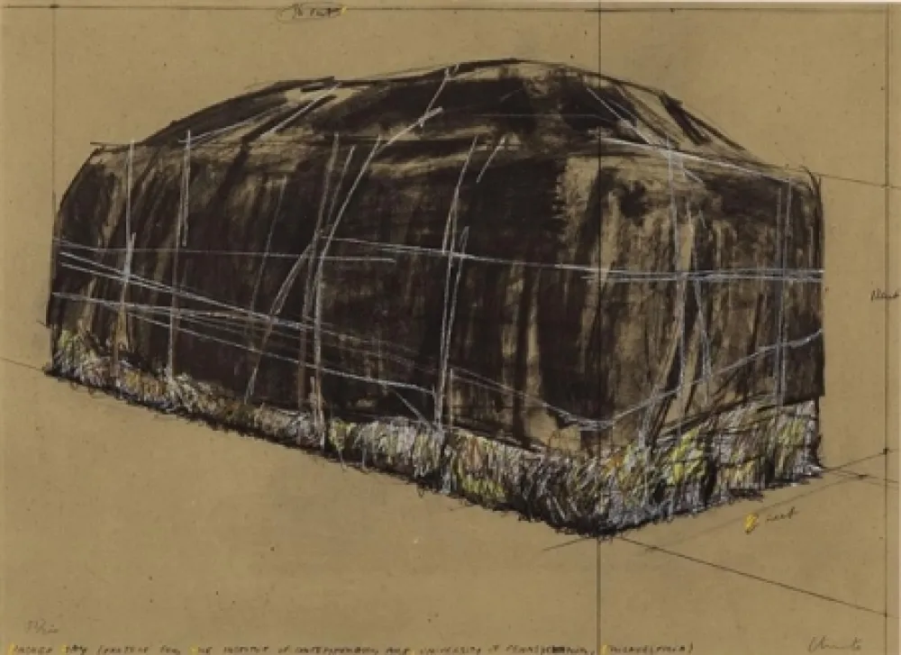 Screenprint Christo -  PACKED HAY