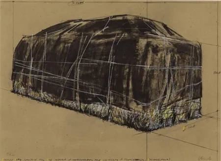 Screenprint Christo -  PACKED HAY