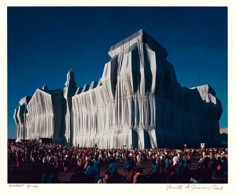 Photography Christo - Reichstag Mappe I, 16 Uhr