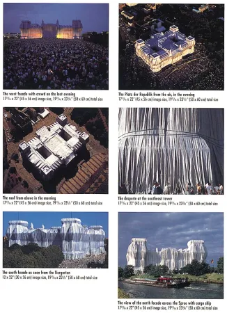 Photography Christo - Reichstag Mappe II, 6 Blatt