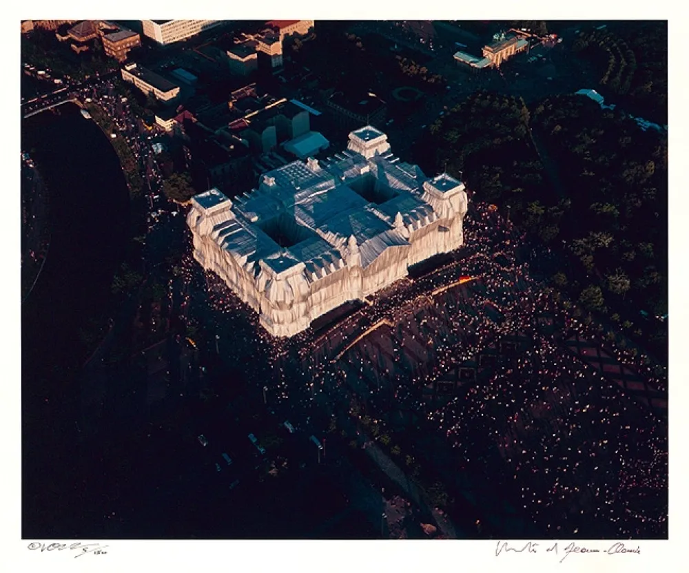 Photography Christo - Reichstag Mappe II, Platz