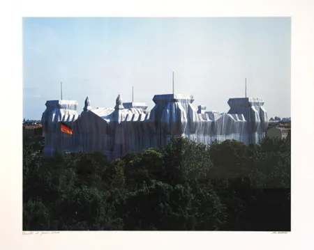 Photography Christo - Reichstag/Berlin Vormittag, Wrapped