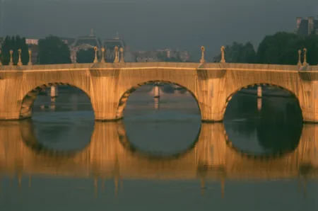 Photography Christo - The Pont Neuf Wrapped Reflecting Bridge PN-150