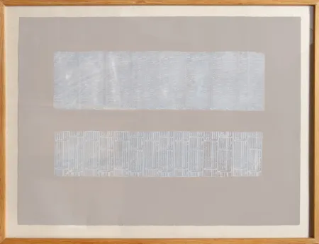 Screenprint Chryssa - American Newsprint