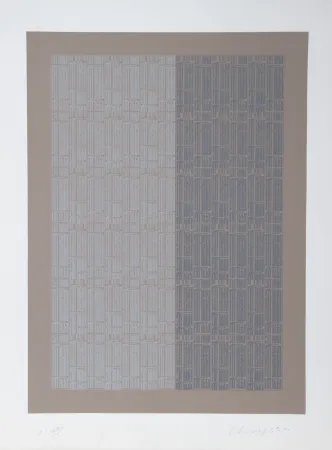 Screenprint Chryssa - New York Times