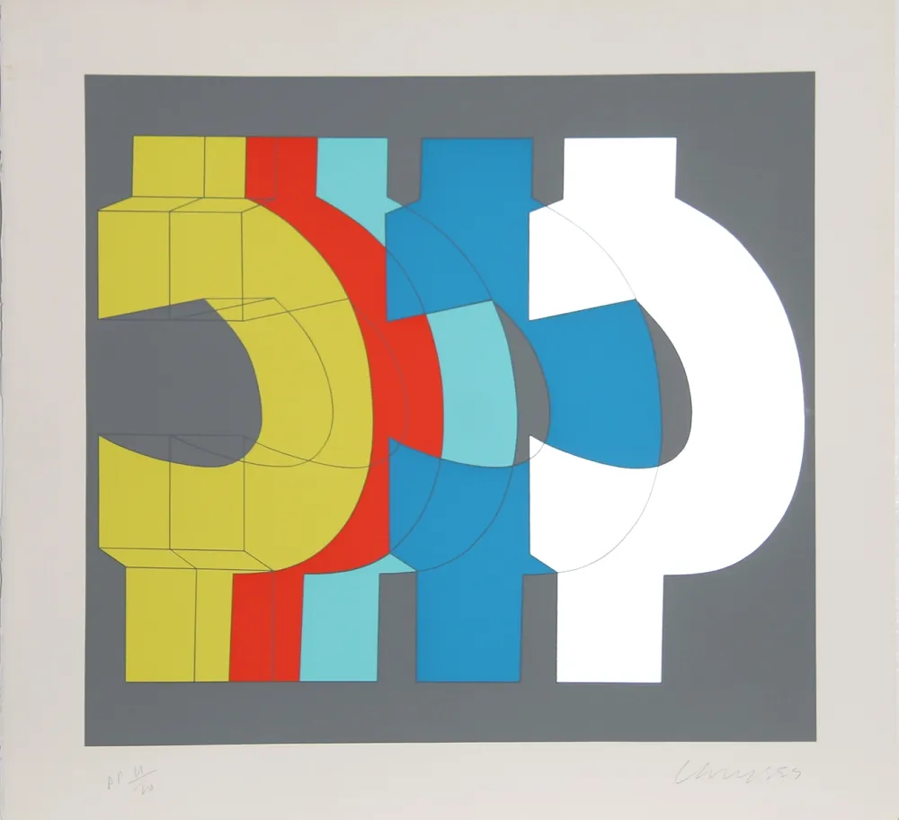 Screenprint Chryssa - Series 2