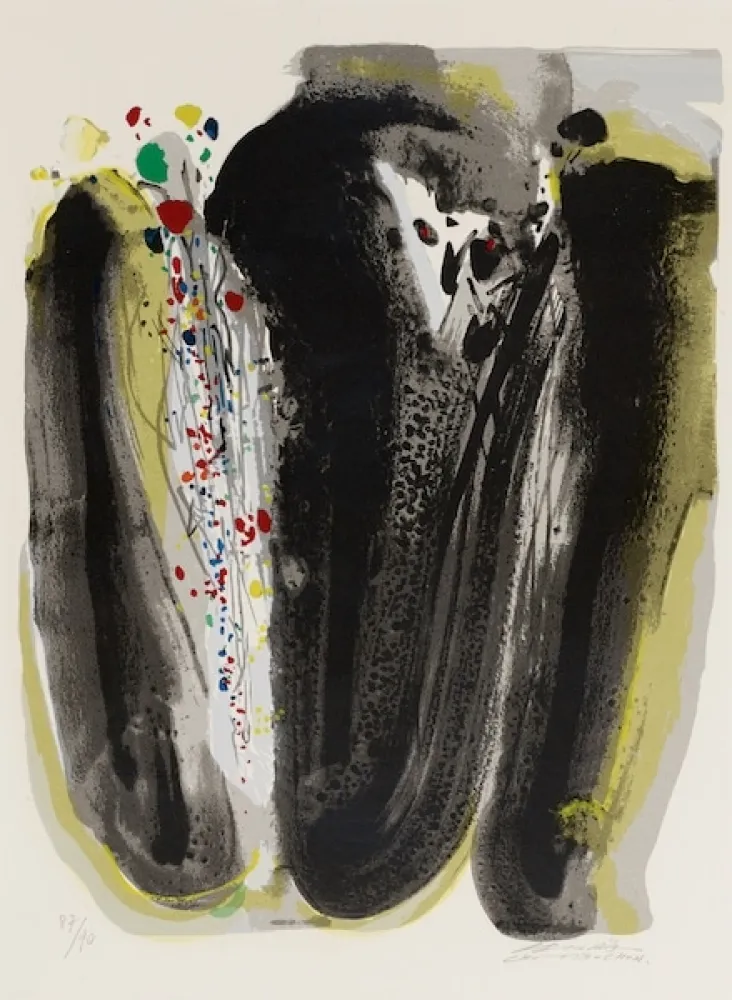 Lithograph Chu Teh Chun  - Sans titre