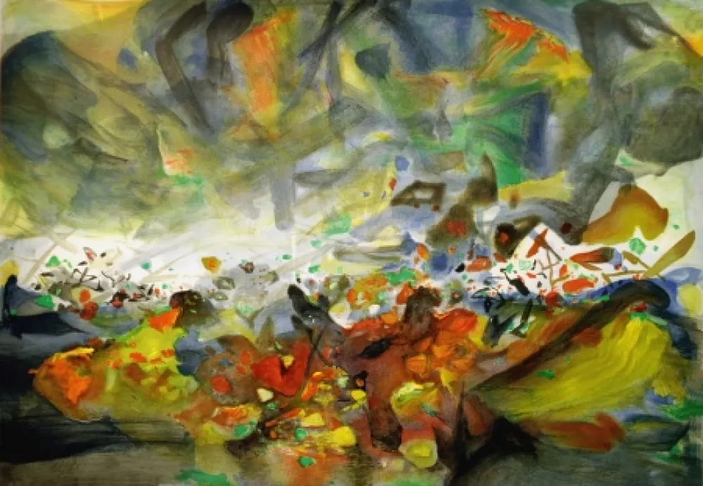 Lithograph Chu Teh Chun  - Xi Hu