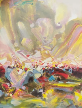 Lithograph Chu Teh Chun  - Zenith 