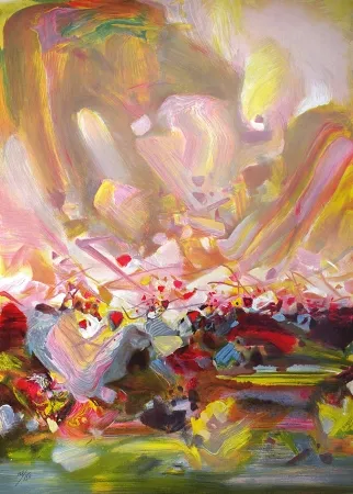 Lithograph Chu Teh Chun  - ZENITH