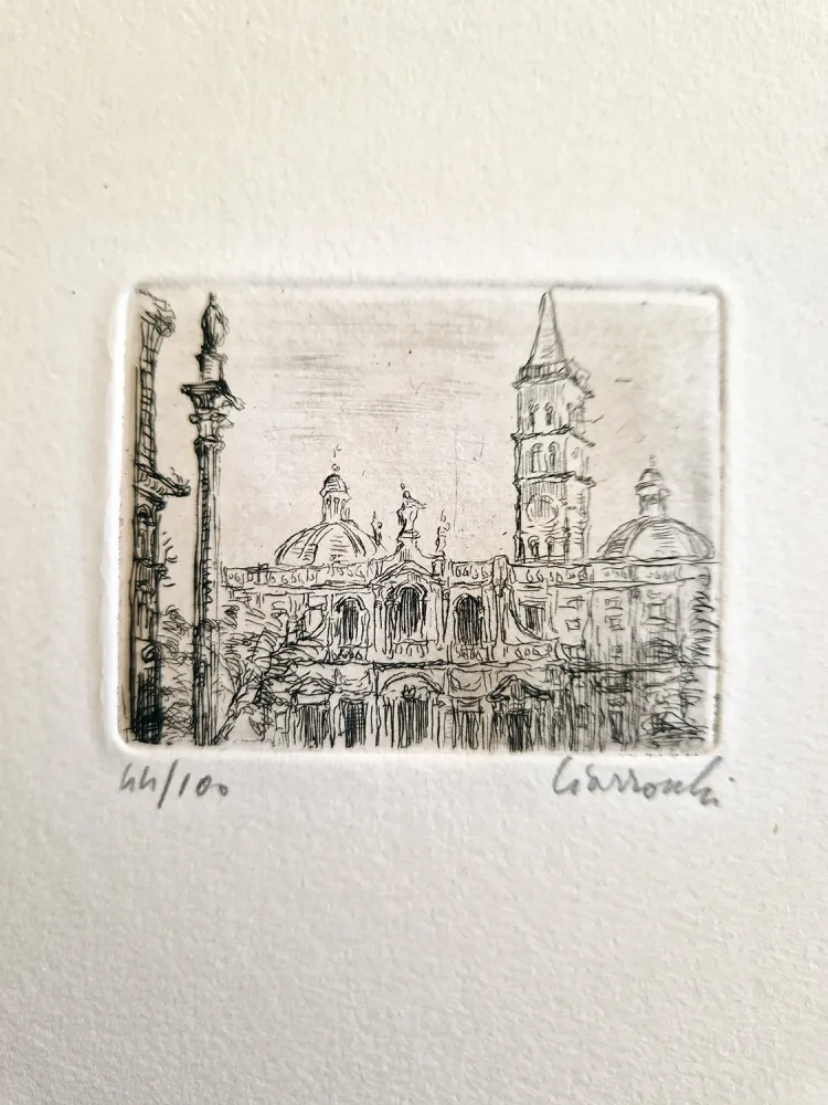 Engraving Ciarrocchi - Santa Maria Maggiore