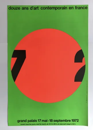 Screenprint Cieslewicz  - Douze ans d'art contemporain en France