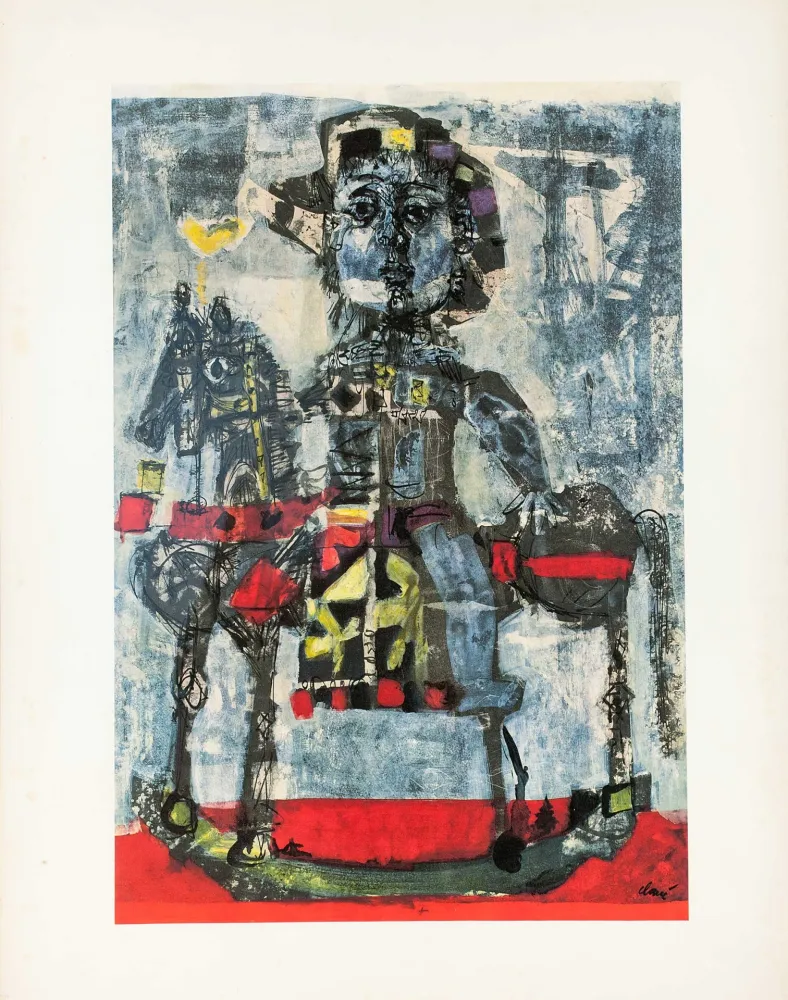 Lithograph Clavé - Caballero 