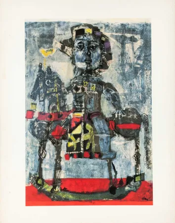 Lithograph Clavé - Caballero 