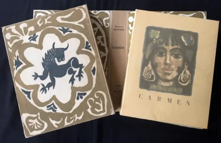 Illustrated Book Clavé - CARMEN. Lithographies originale de Clavé