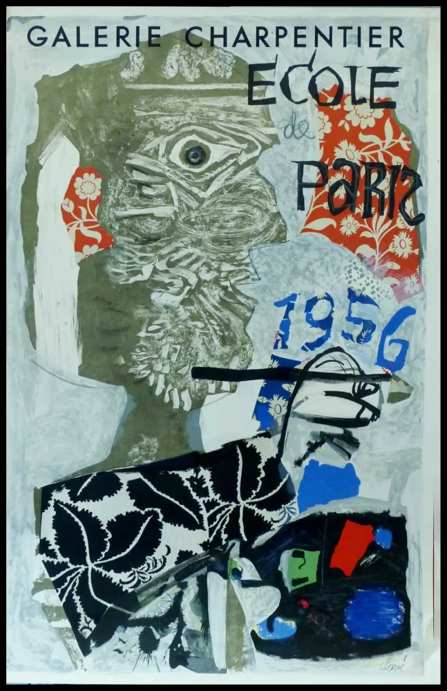 Poster Clavé - CLAVÉ - ECOLE DE PARIS, GALERIE CHARPENTIER 