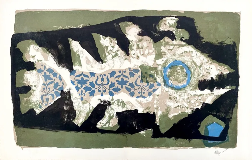 Lithograph Clavé - Eloge à Clavé