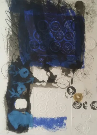 Etching Clavé - Etoiles et signes (1969)