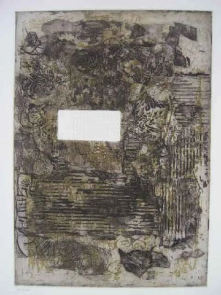 Etching Clavé - Feuilles