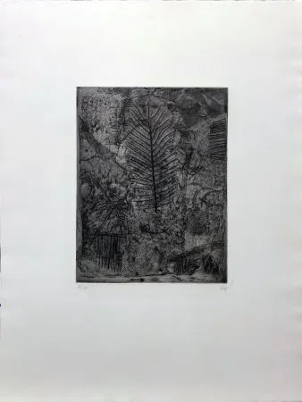 Etching Clavé - La Feuille