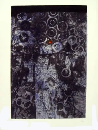 Etching And Aquatint Clavé - LA MAIN DU GUERRIER