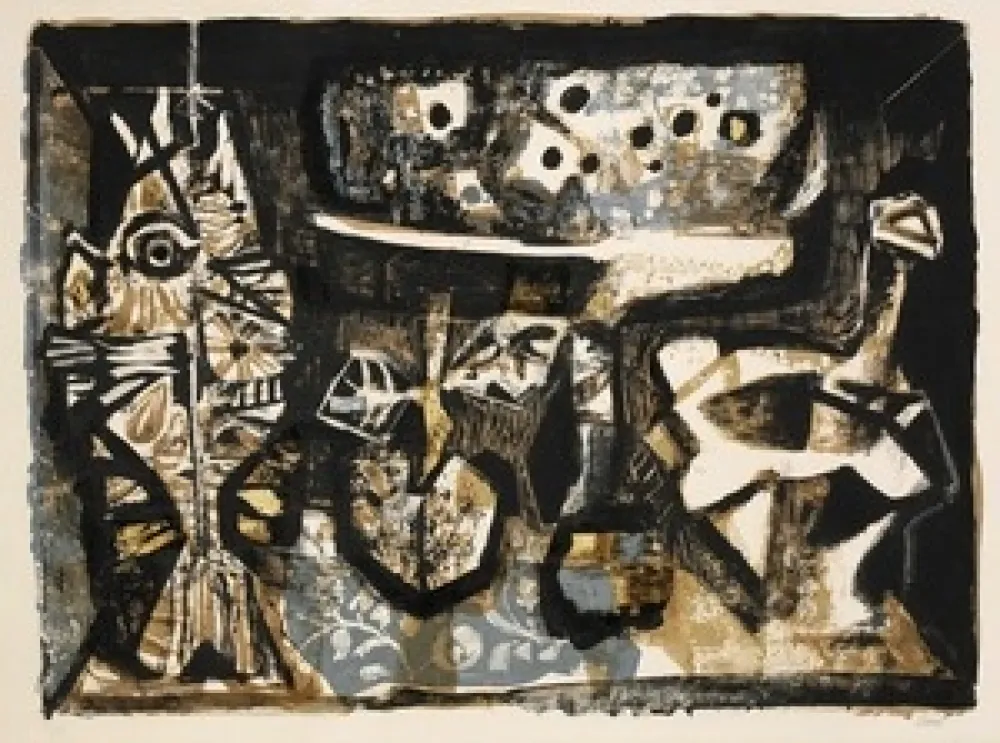 Lithograph Clavé - Nature Morte