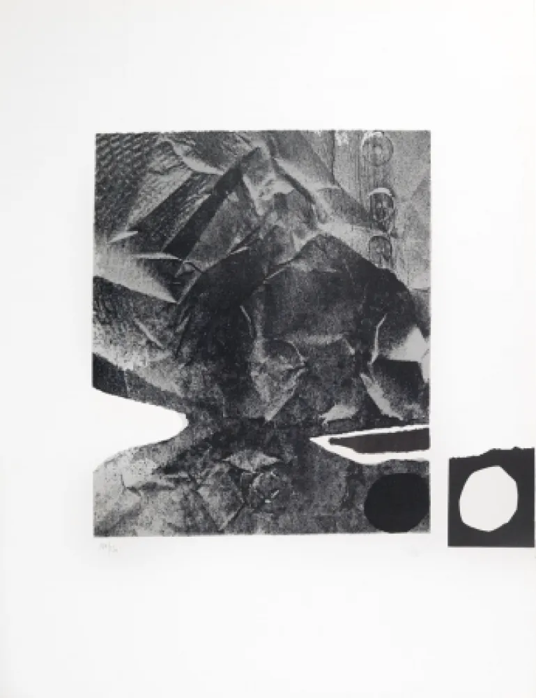 Lithograph Clavé - Papier froissé