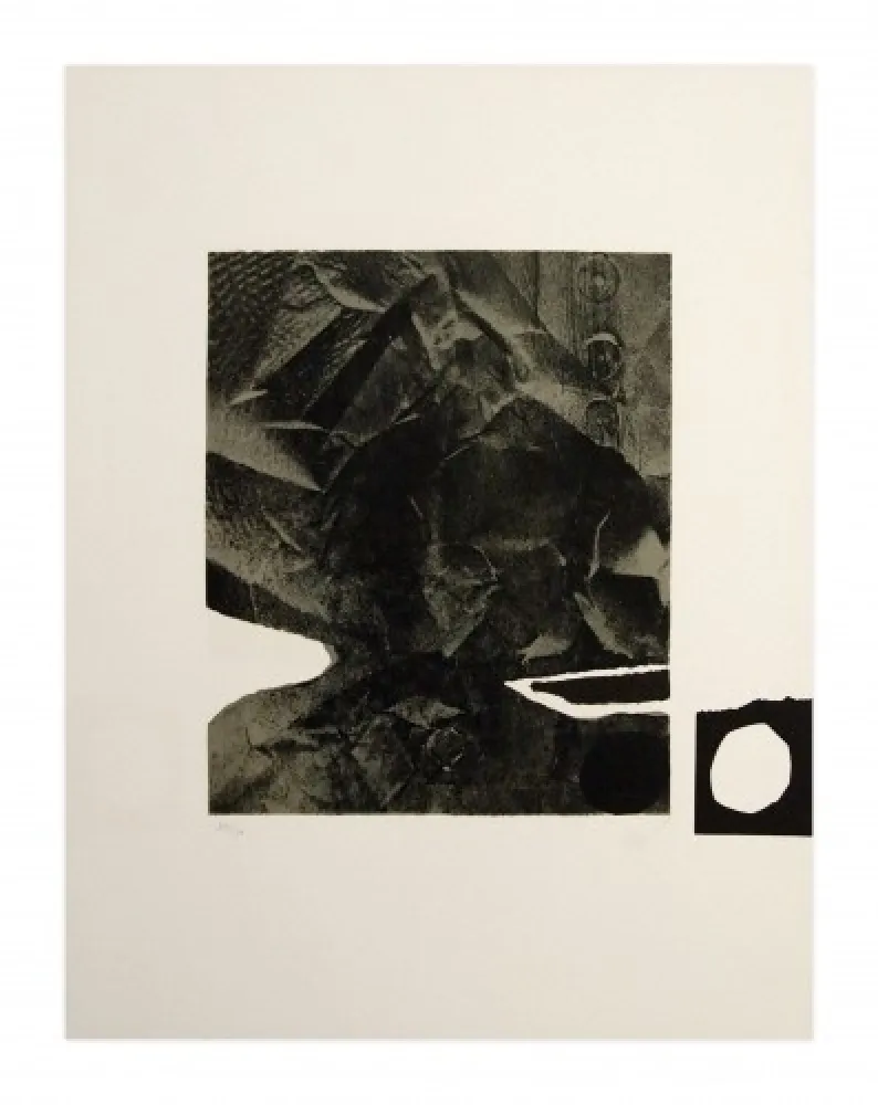 Lithograph Clavé - Papier froissé