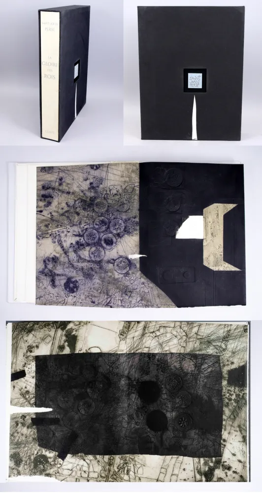 Illustrated Book Clavé - Saint-John Perse : LA GLOIRE DES ROIS. 12 gravures originales de Clavé (1976)