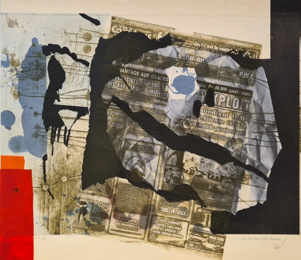 Etching Clavé - Tête de guerrier